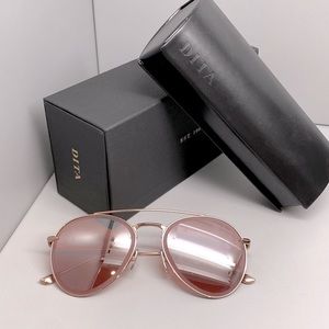 Dita designer sunglasses axle rosegold